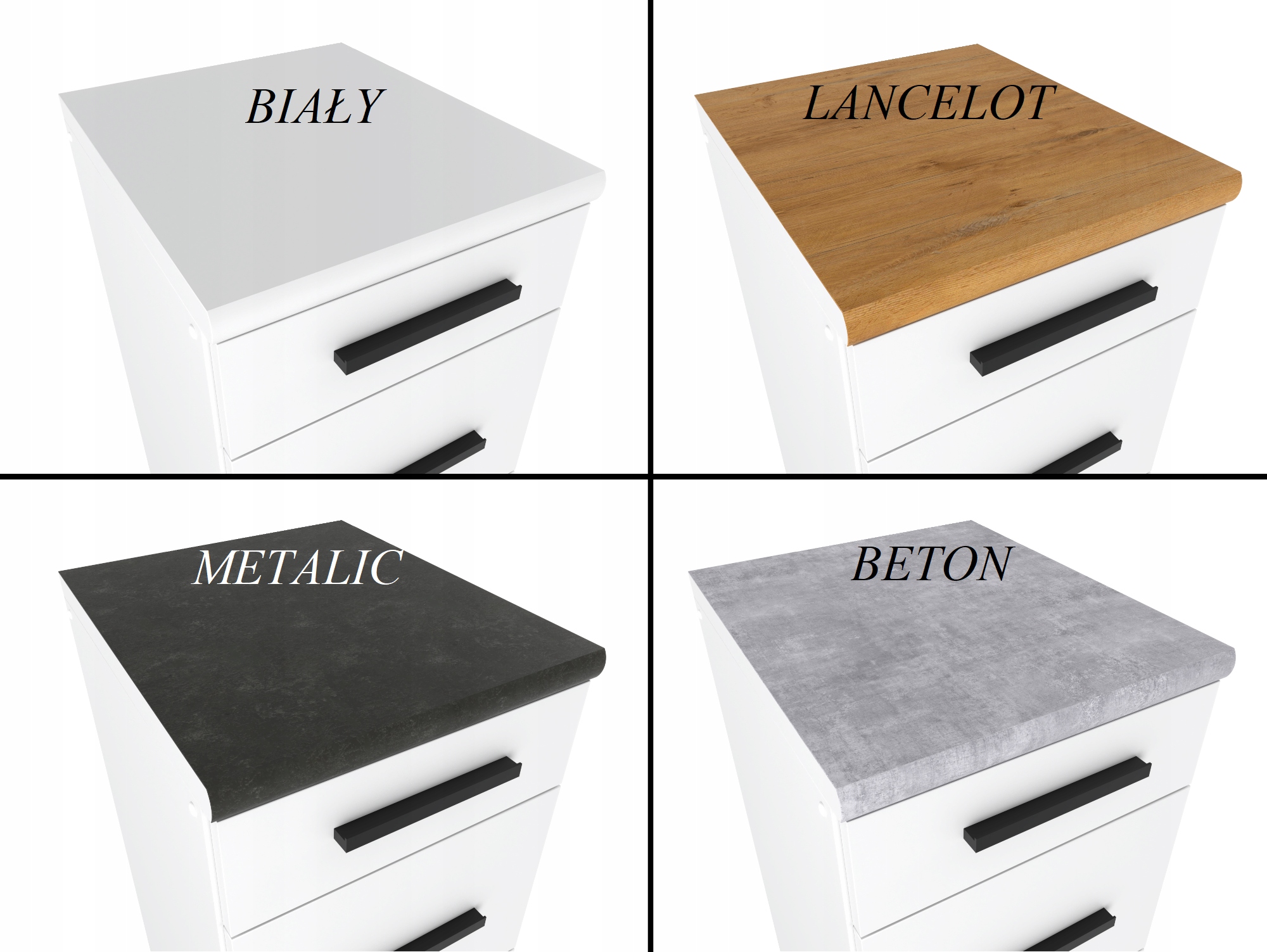 Meble kuchenne Zestaw mebli kuchennych Kuchnia REMO 2.6 m RÓŻNE KOLORY Materiał płyta laminowana