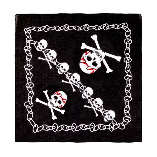 BANDANA PIRACKA CHUSTA KORSARZ CZASZKI PIRAT Rodzaj inny