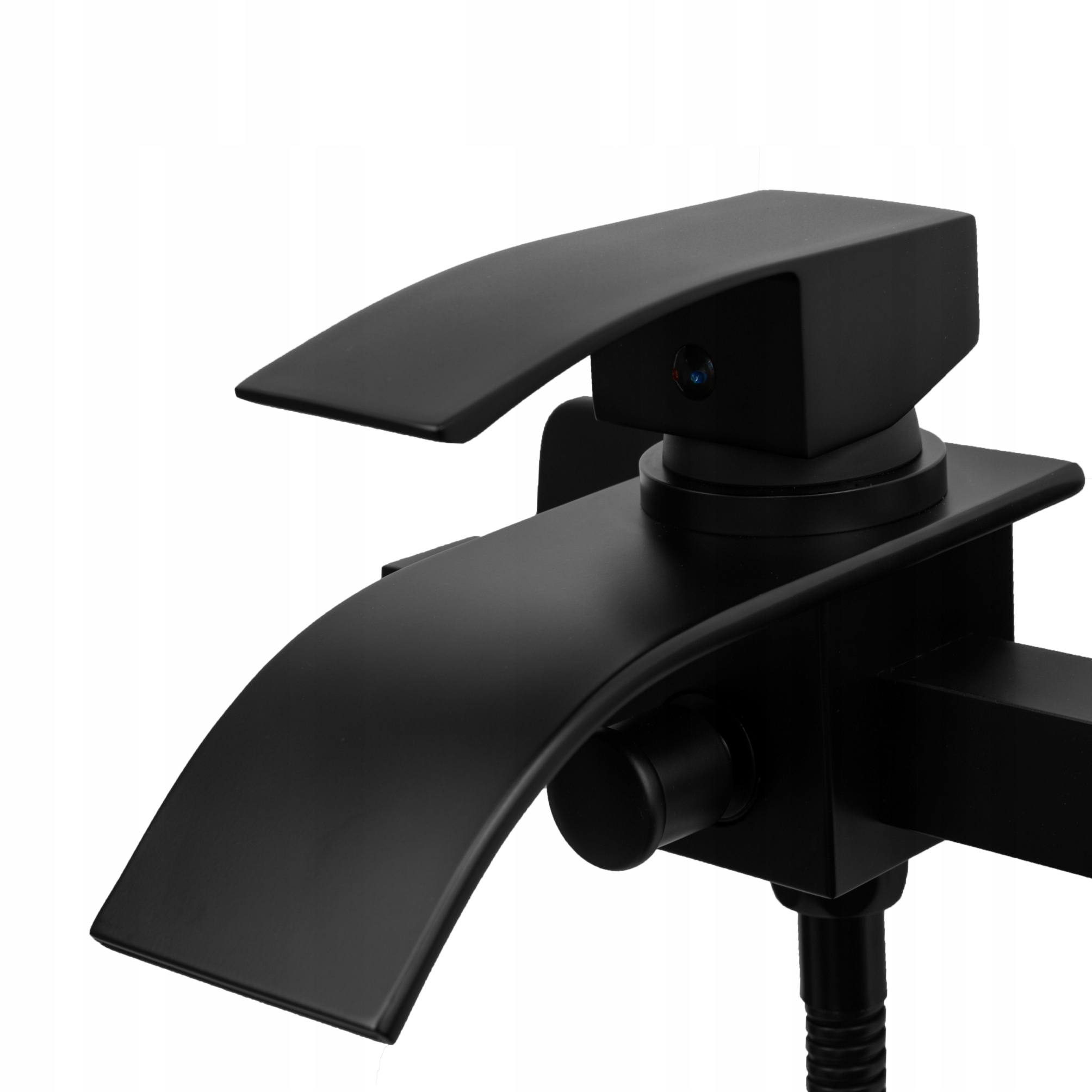 ZESTAW CZARNY BATERIA WANNOWA WODOSPAD UMYWALKOWA Rodzaj wylewki Stała