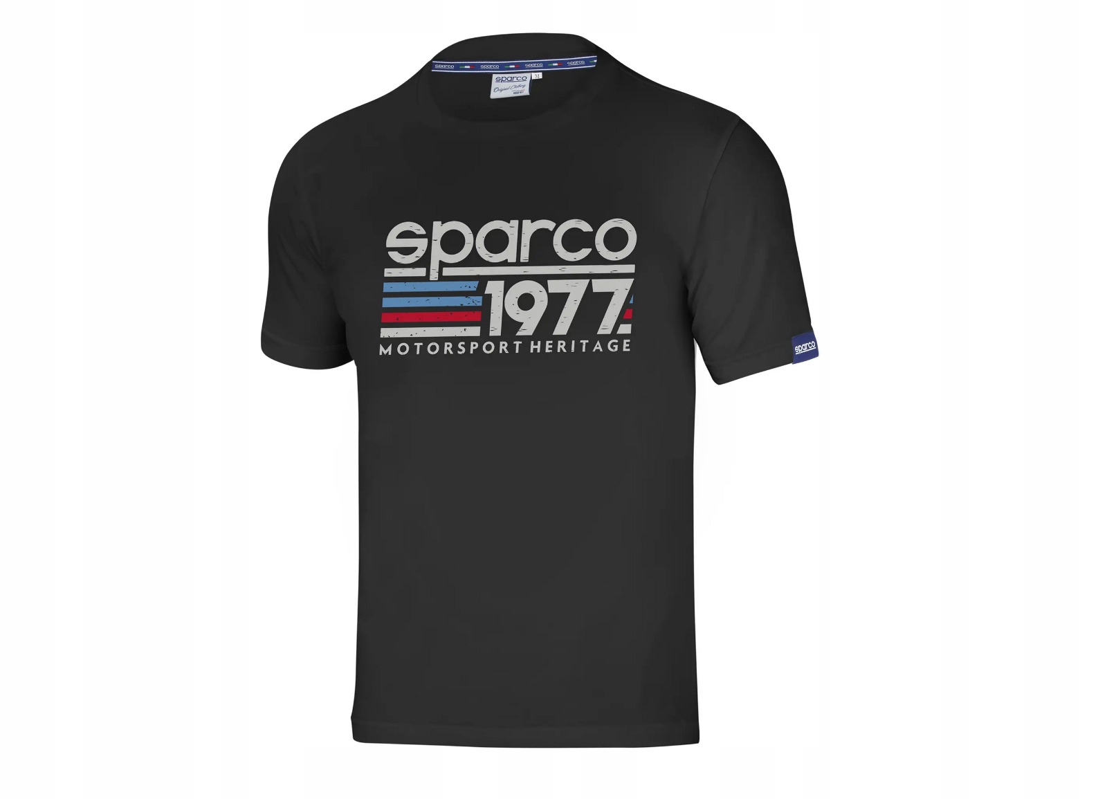 Sparco T-shirt 1977, kolor czarny, rozmiar L