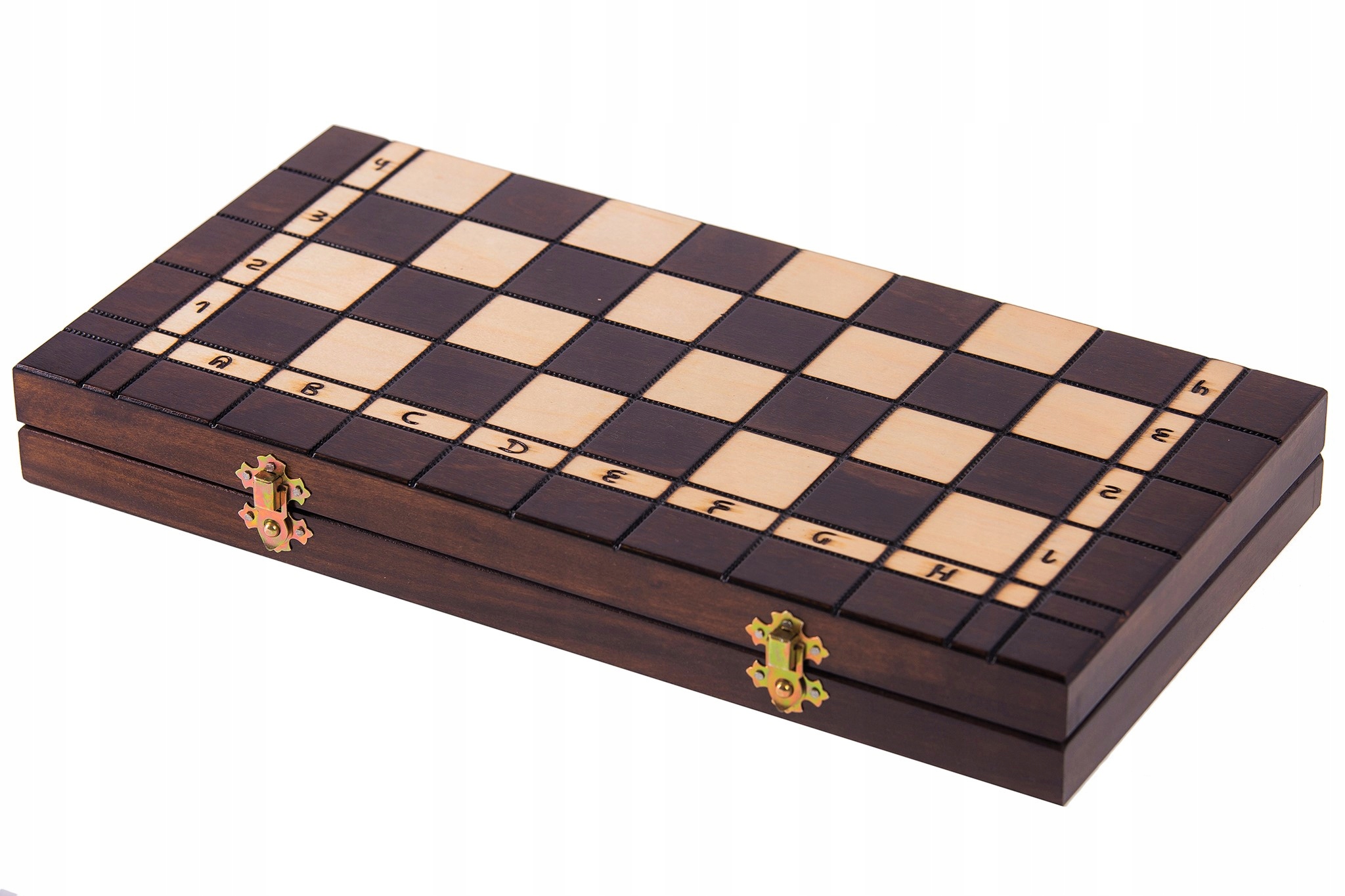 GRA LION 3-1 SZACHY BACKGAMMON WARCABY Drewniane Producent Square