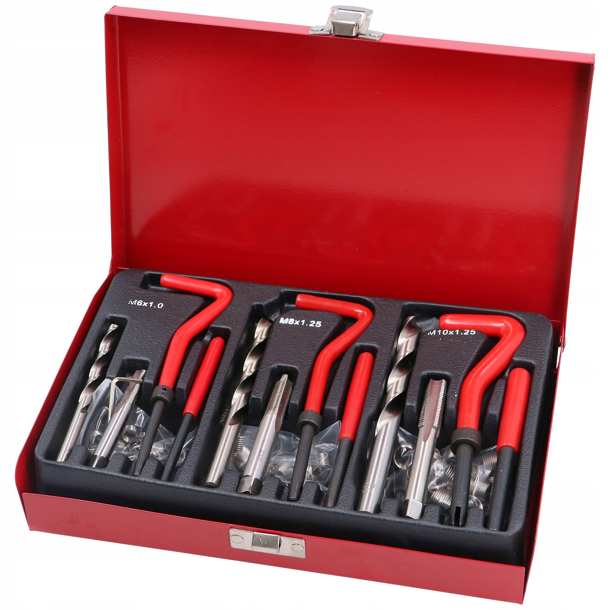 ZESTAW NAPRAWCZY GWINTÓW 88 ELEMENTÓW M6 M8 M10