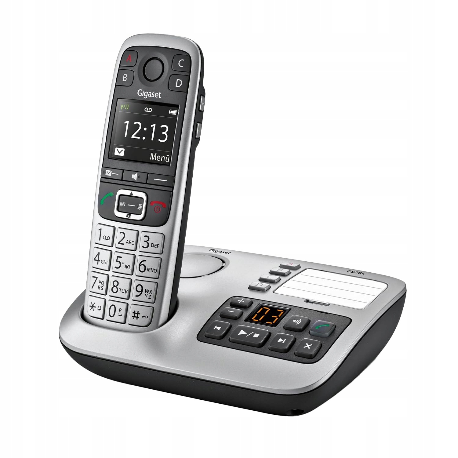 Gigaset E560A bezdrátový telefon Dect platina