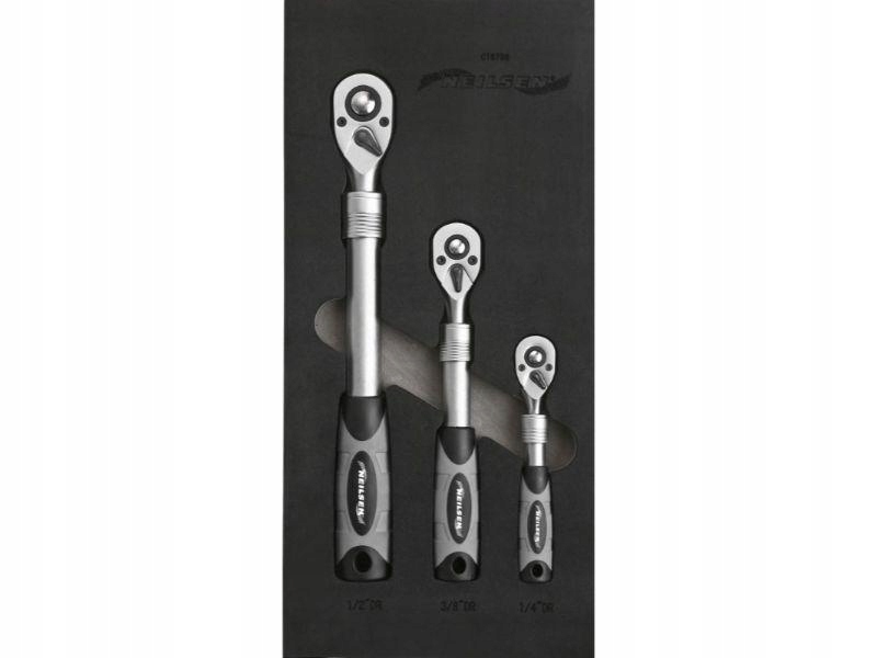 ТЕЛЕСКОПИЧЕСКАЯ ТРЕЩОТКА НАБОР 1/4 3/8 1/2 ГАЕЧНЫЙ КЛЮЧ