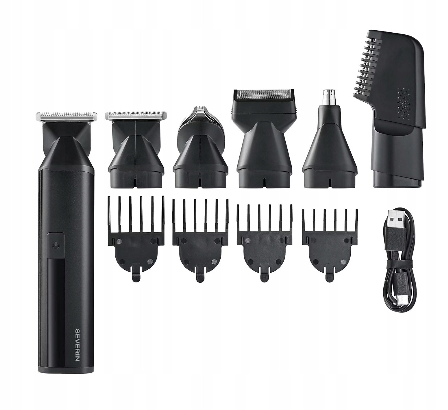 Severin Hs 0710 Grooming Set 6v1 elektrický holicí strojek, zastřihovač
