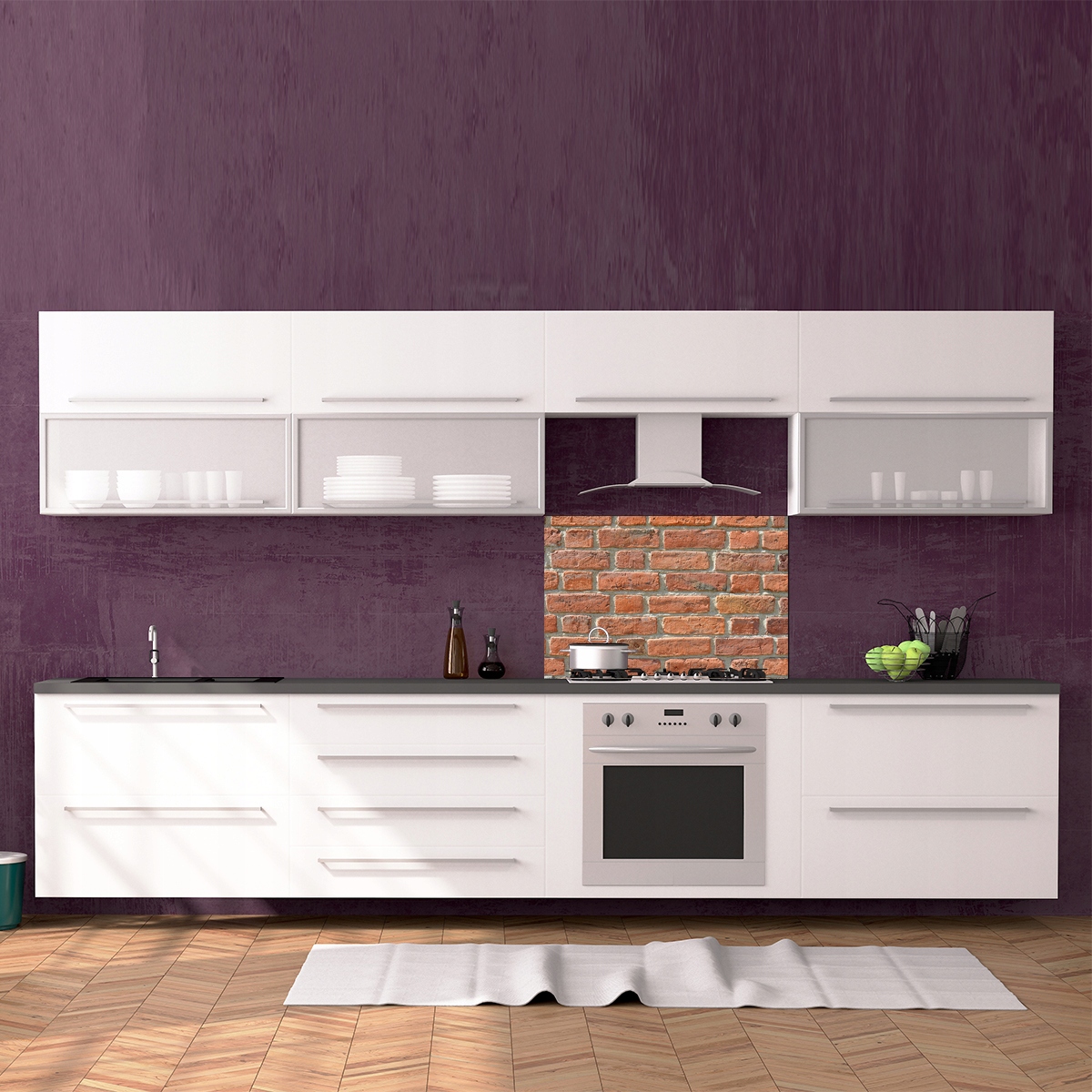 Panel Szklany Cegły 52180748 140x70 Marka Libret