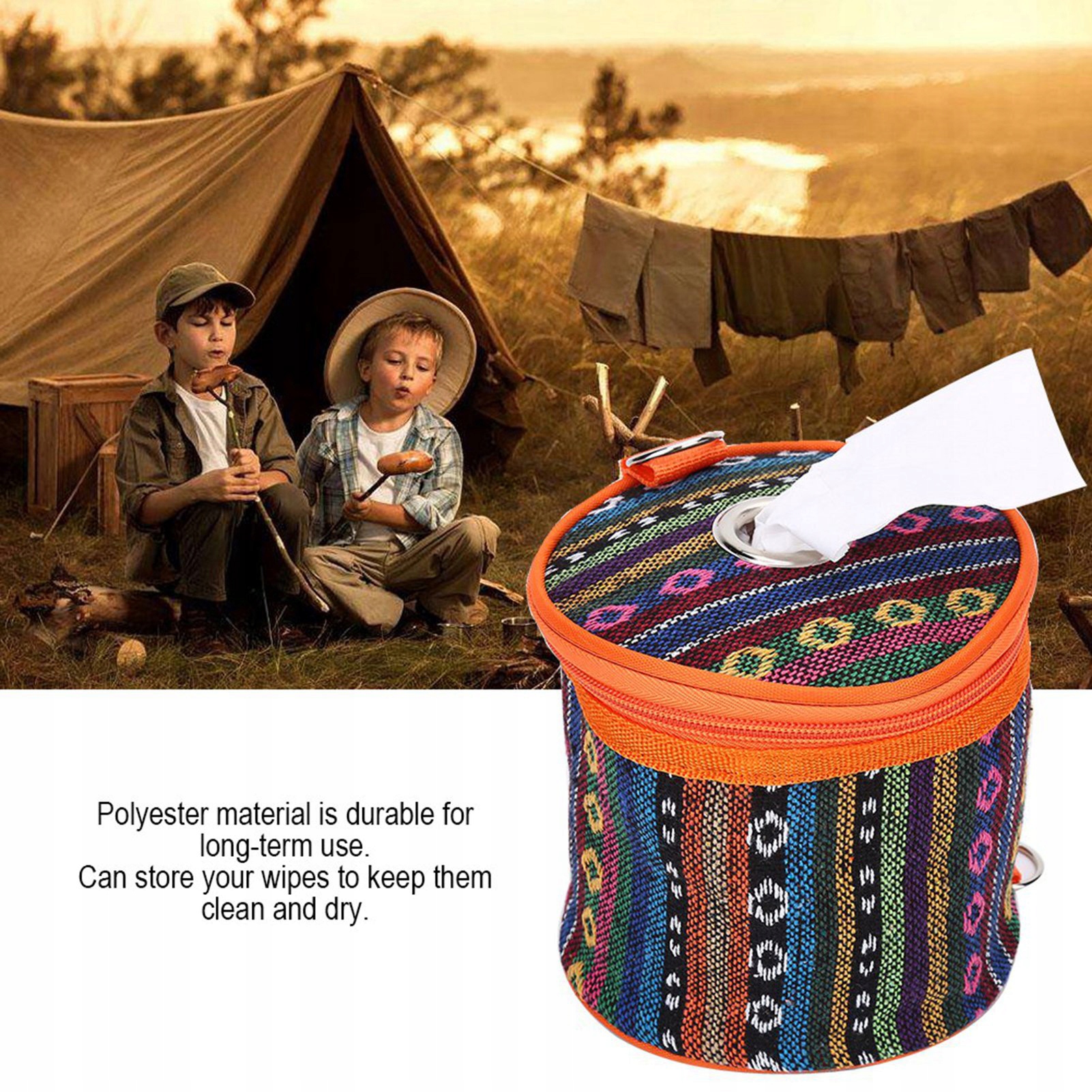 PUDEŁKO POJEMNIK DO PRZECHOWYWANIA PAPIERU PIESZE WYCIECZKI Model TJA02557