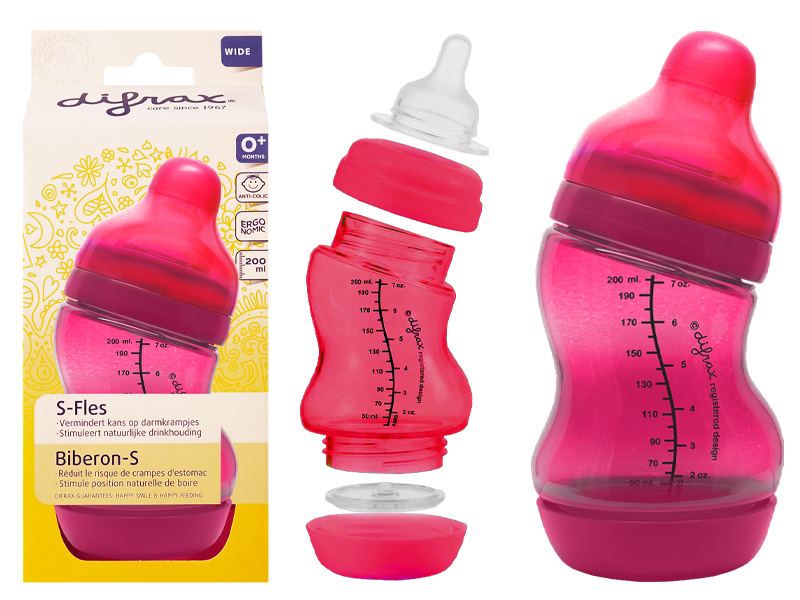 

Butelka Antykolkowa Smoczek Difrax S 200ml 0+