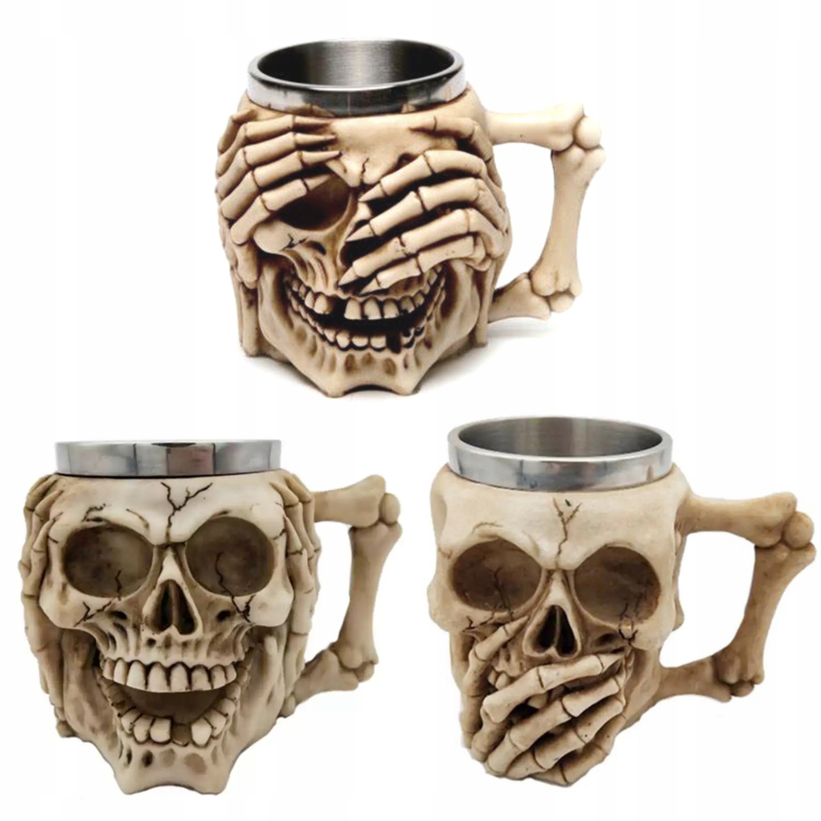 Sada 3 Nerezová Ocel Vatikán 400 ml