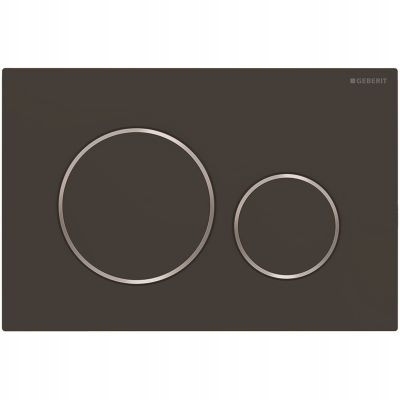 Splachovací tlačítko pro Wc Geberit Sigma20 černá matná 115.882.14.1