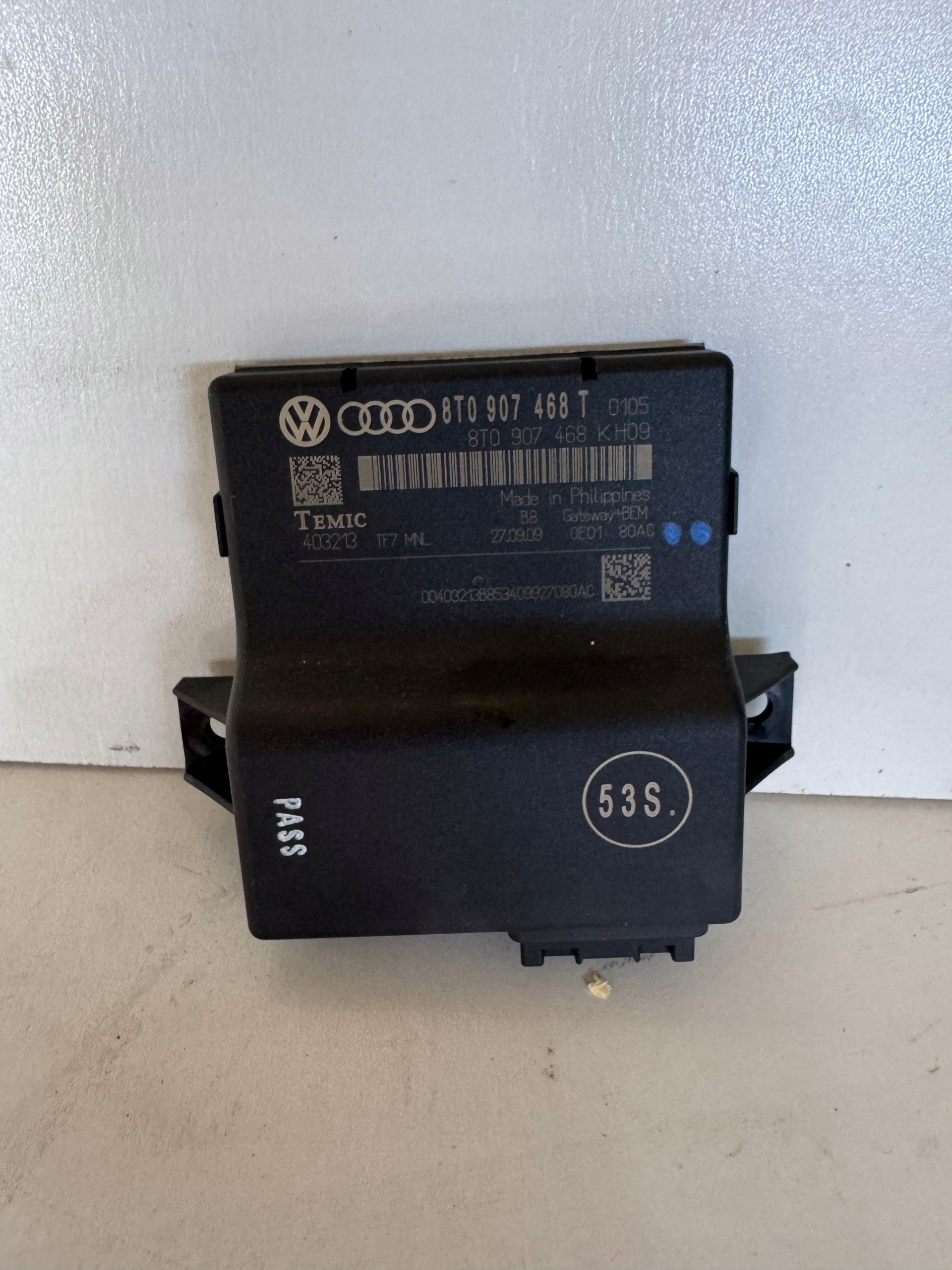module control unit GATEWAY AUDI A4 B8 A5 8T0907468T