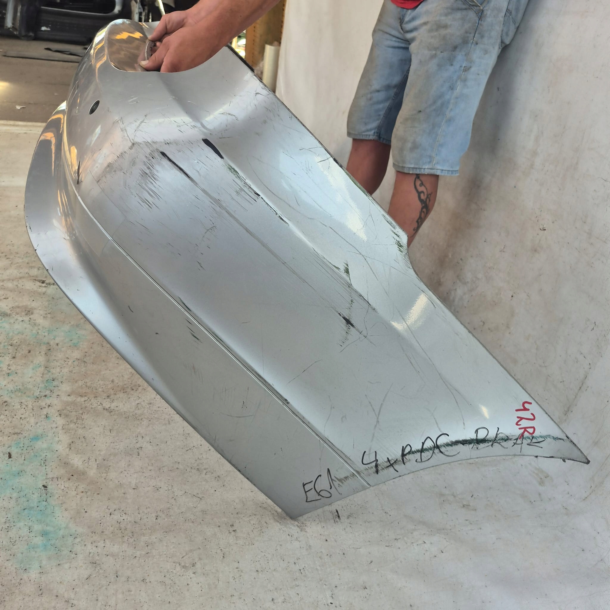 BMW 5 E61 KOMBI 03-07 bumper rear part rear PDC