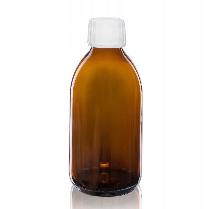 

Butelka szklana 250ml z białym korkiem niekapkiem