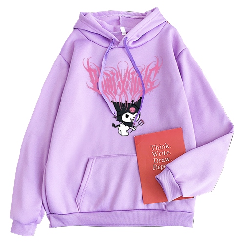 

bluza kuromi hello kitty kawaii harajuku anime