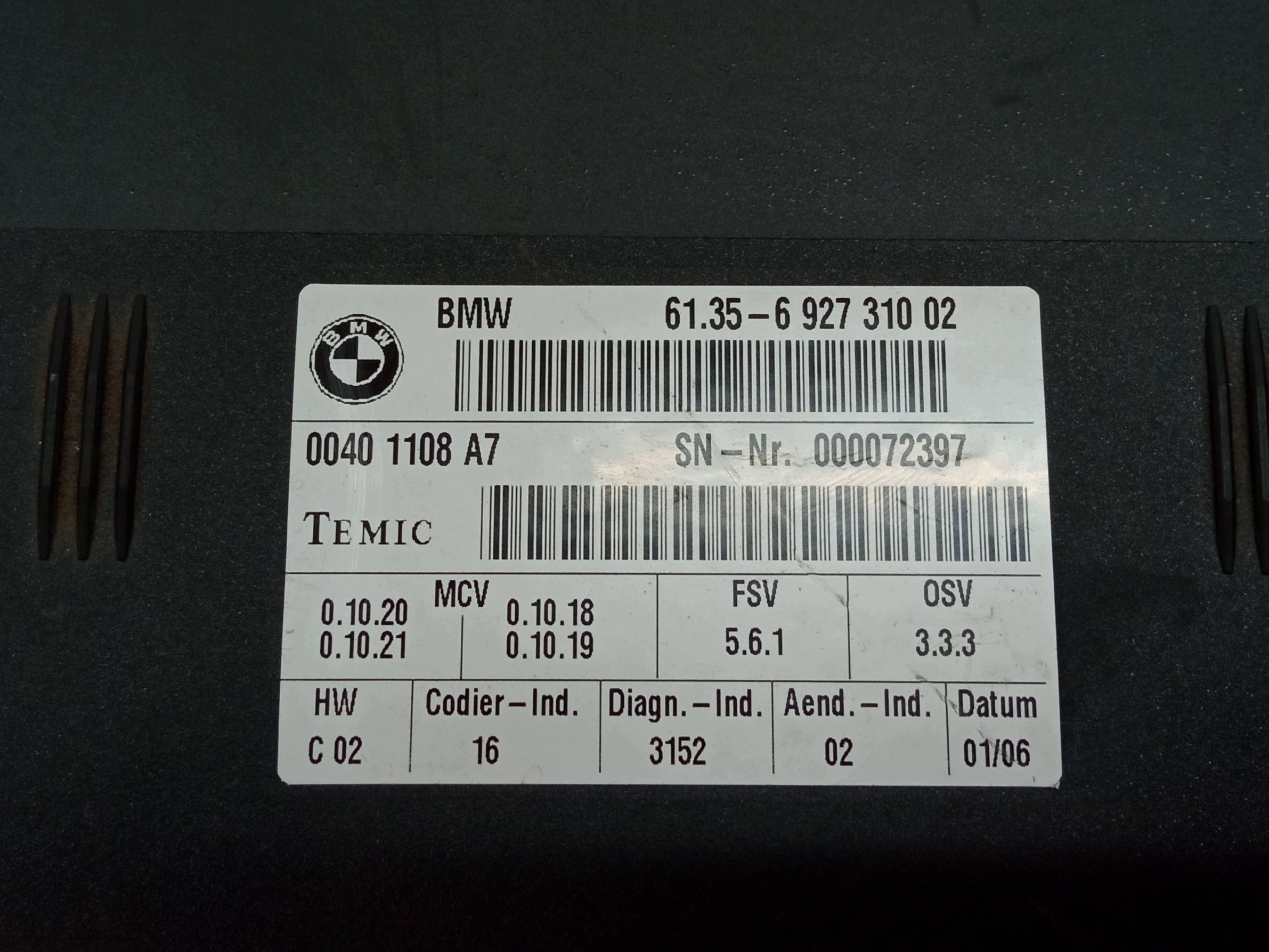 modul SITZ 6927310 Bmw Seria 5 V (2003-2010) E60/61