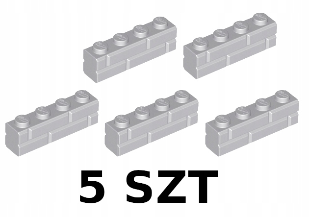 

Lego 15533 Cegła 1x4 Jasny Szary 5 szt
