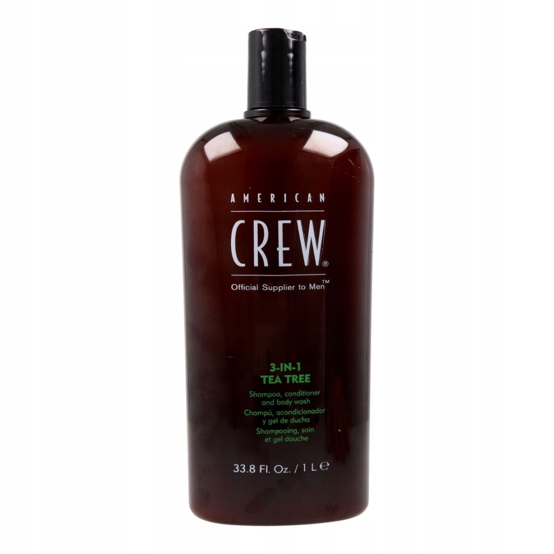 American Crew Tea Tree 3-v-1 Gel , Šampon a kondicionér 1 l