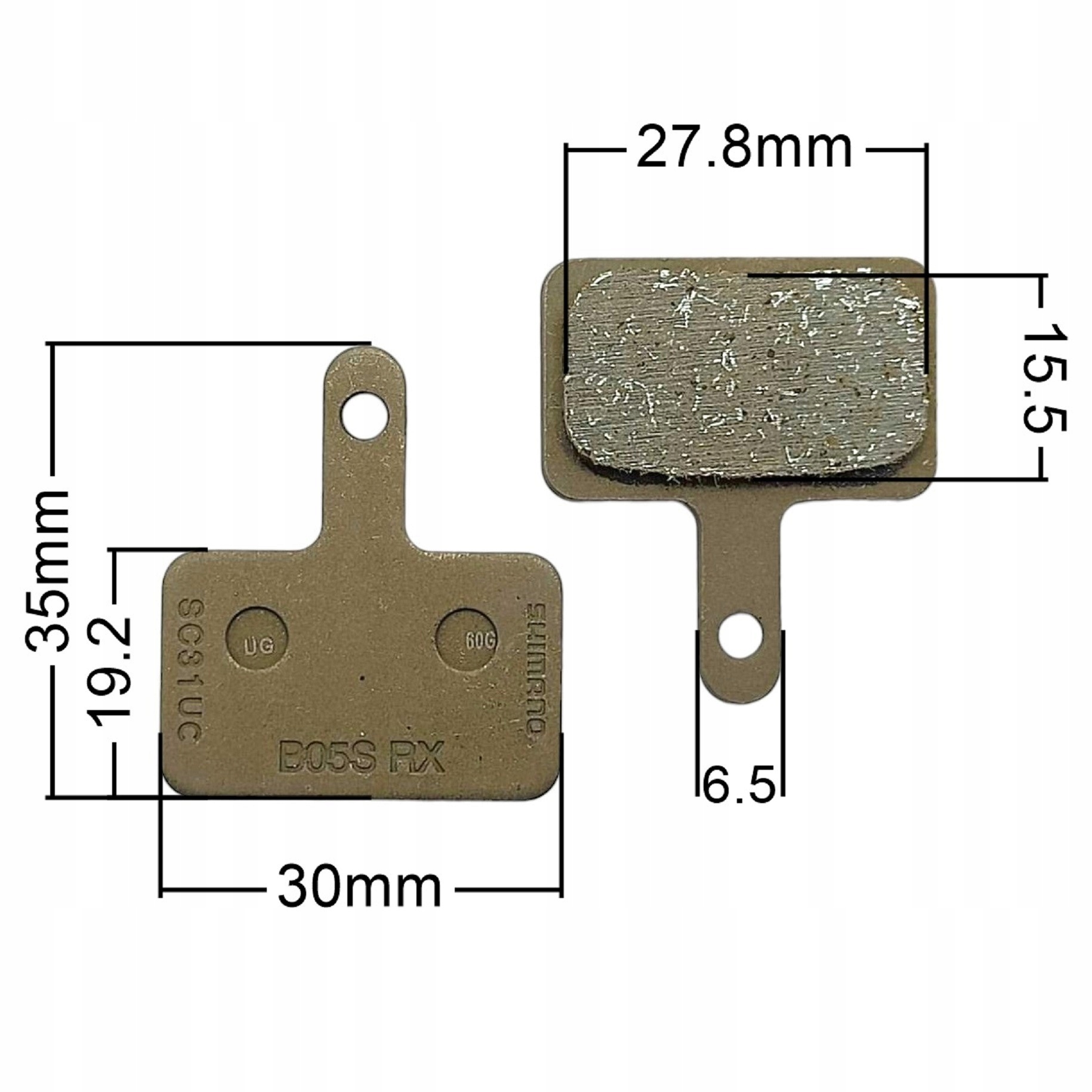 Okładziny hamulca Shimano B05S żywiczne Marka Shimano