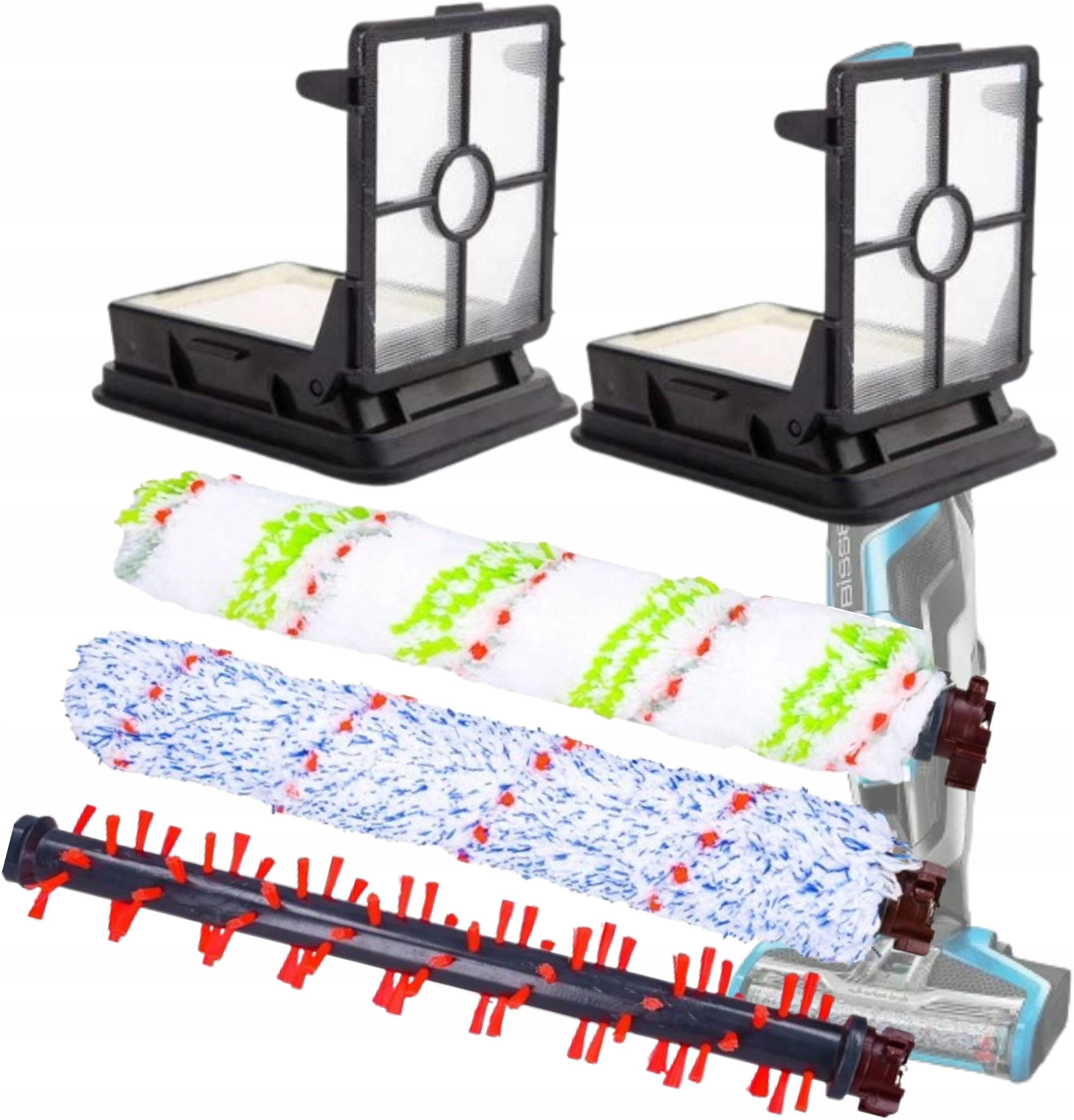 Filtr 3x Kartáč Pro Bissel Crosswave 1868F 17132