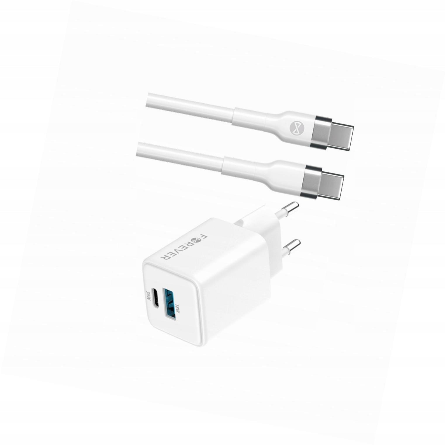 Szybka ładowarka GaN 30W Usb i Usb-c z kablem do Xiaomi Redmi Note 9 Pro 5G