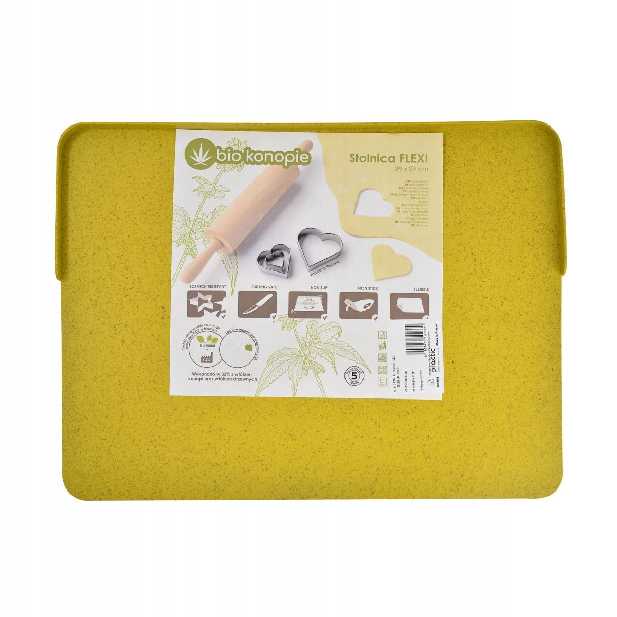 

Stolnica Flexi Z Bio Konopi 39x29CM Curry Pl