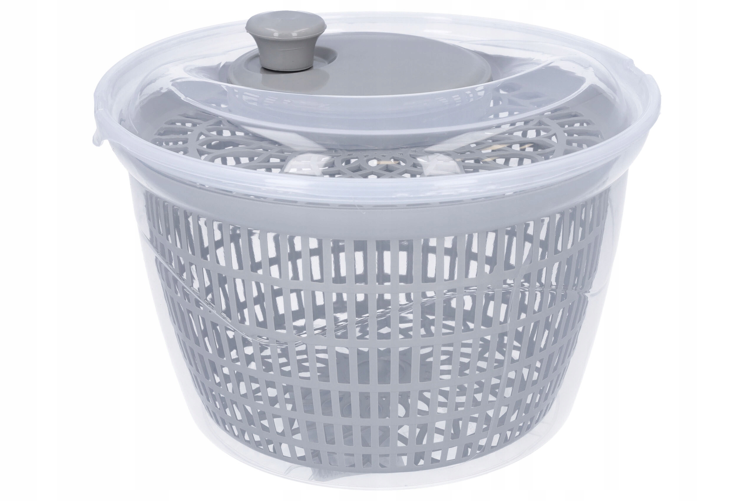 WIRÓWKA DO SALATY suszarka do sałaty osuszacz cedzak warzyw szara kuchenna EAN (GTIN) 5903822688034