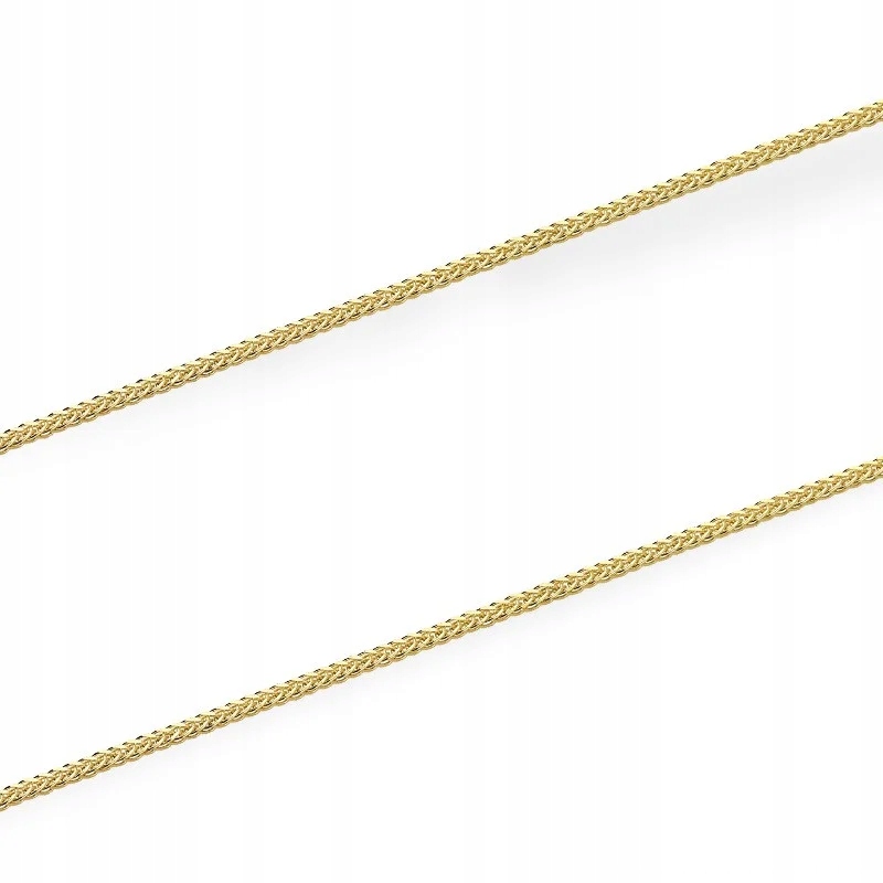 Řetízek zlatý 585 s liščím ocasem 14K R55 elegantní jemný 1.99 g