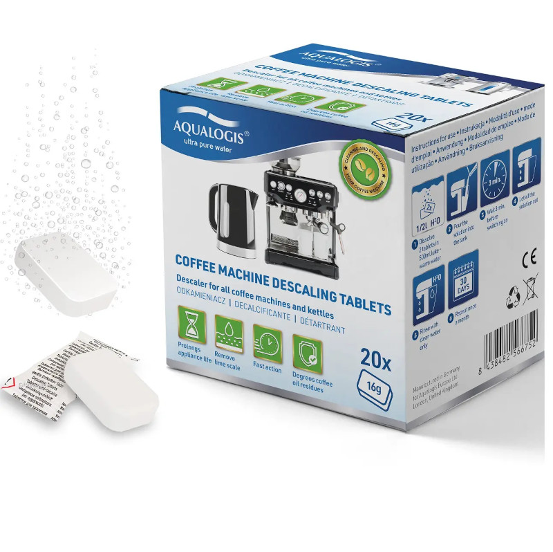 

Aqualogis Tabletki Odkamieniające do Ekspresu 20sz