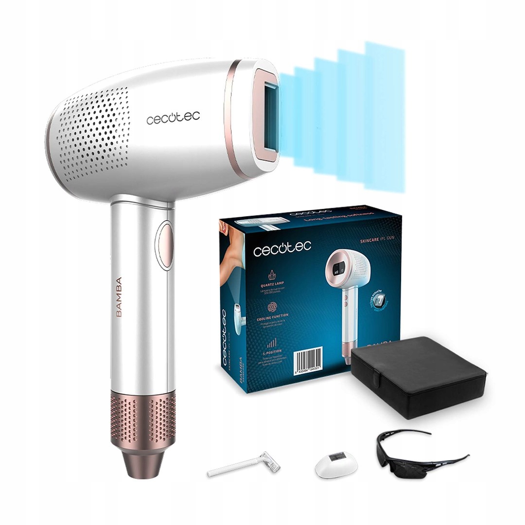 Depilátor Cecotec Bamba SkinCare Ipl Quartz Gun