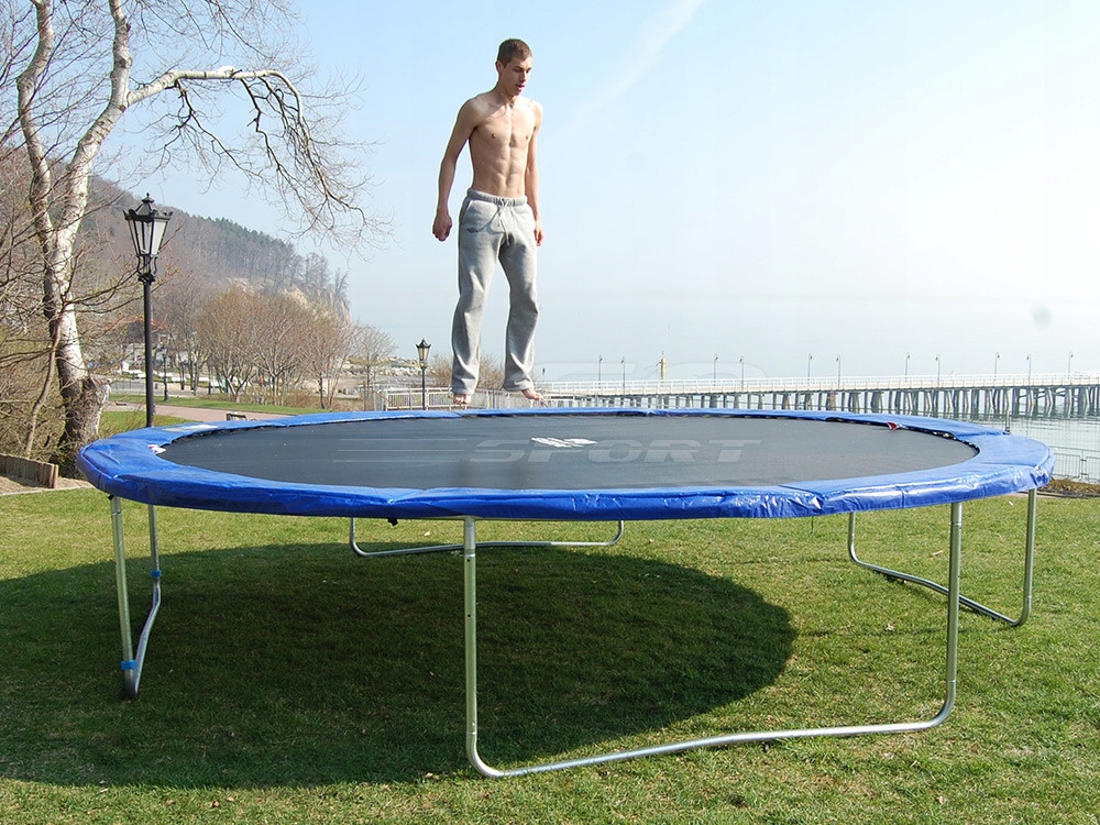 MATA DO TRAMPOLINY WYTRZYMAŁA BATUT 374 CM 12FT NA 64 SPREŻYNY NEOSPORT Marka Neo-Sport