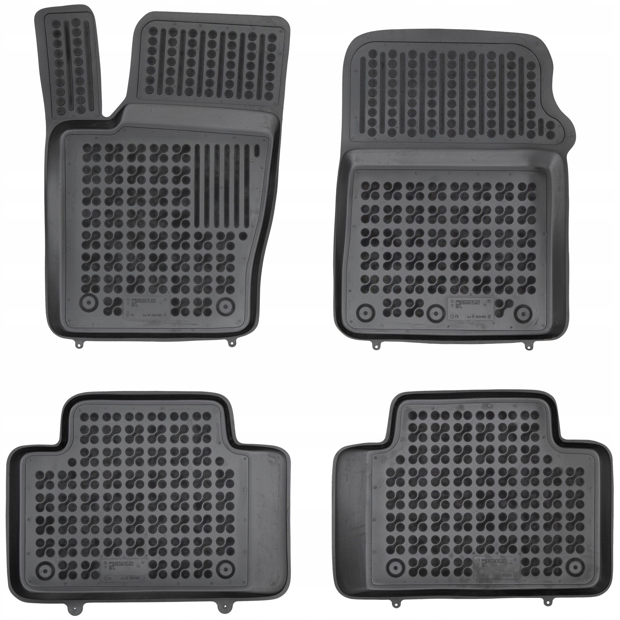 Gumové koberce Jeep Grand Cherokee WK2 od roku 2010