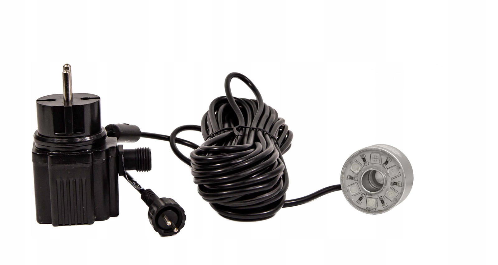 Ring świetlny biały 6x LED 12V dysza oświetlenie do fontann Garden HOBBY Informacje o bezpieczeństwie CE