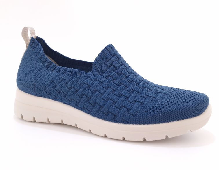 Dámské nazouvací polobotky modré Fly Flot 27 J42 K8 r38