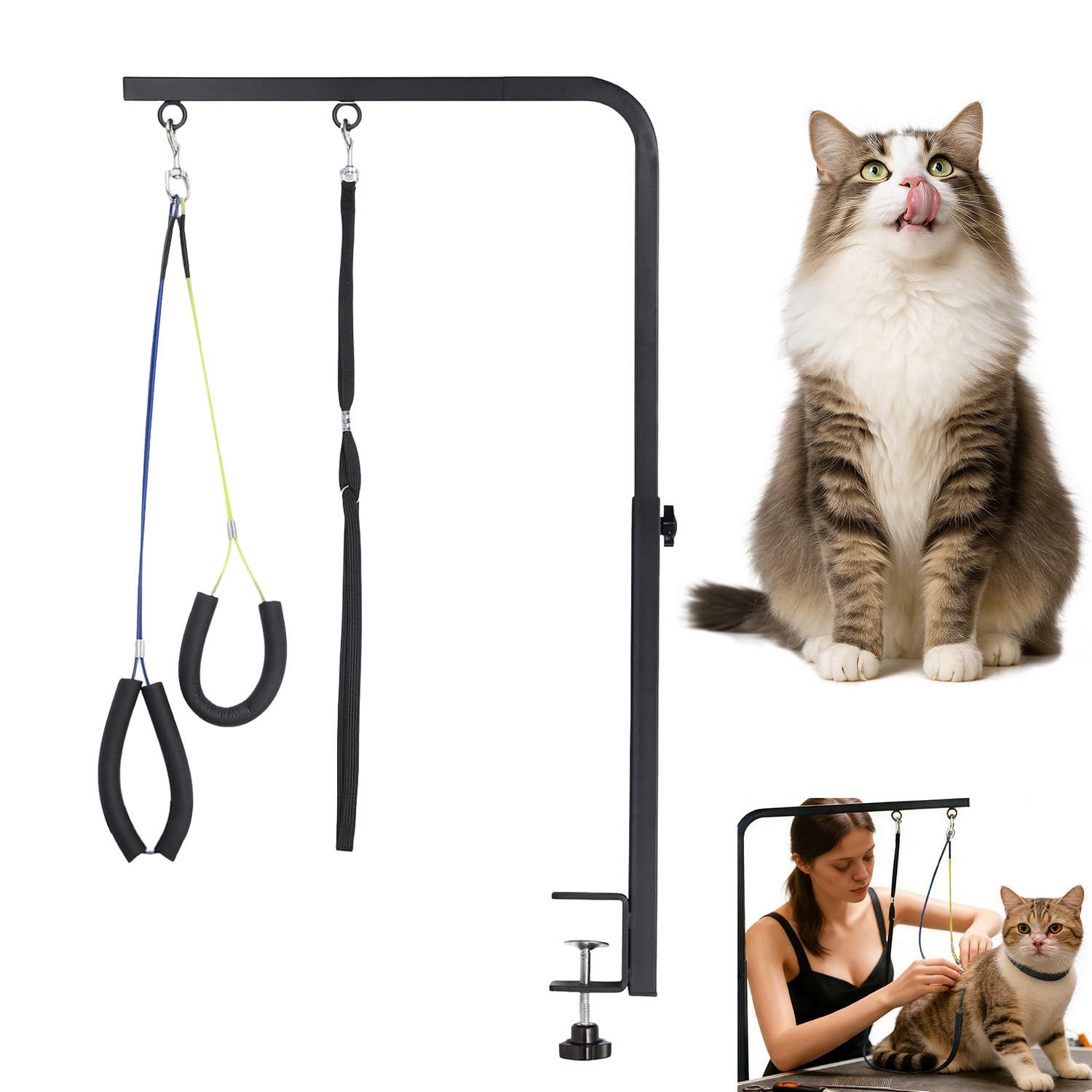 Levně Stůl pro péči o psy s nastavitelnou výškou 53-78 cm