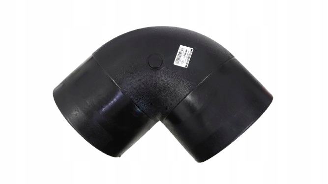 Čelné koleno PE100 SDR17 250/90 Čierne Elbor