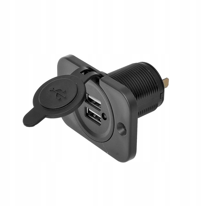 

Ładowarka samochodowa do zabudowy Usb 12/24V