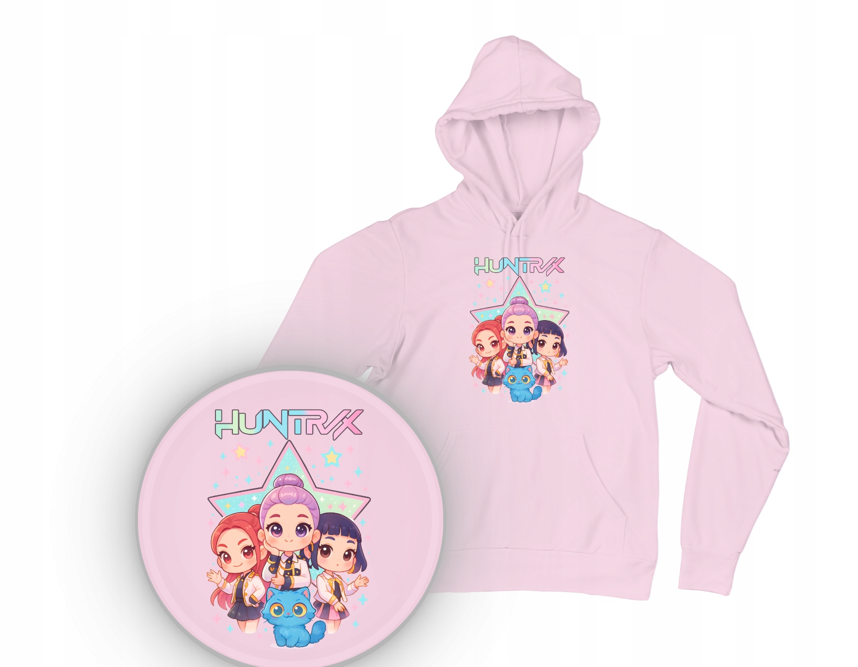Bluza dziecięca styl Demon Hunters K-Pop Huntrix 7-8