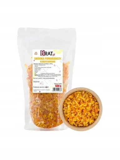 3x Kandovaná pomerančová kůra 500 g