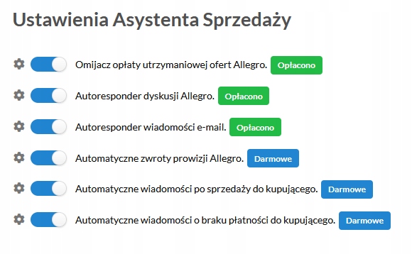 AUTORESPONDER ALLEGRO DO PYTAŃ CENTRUM WIADOMOŚCI Nazwa Autoresponder Pytań Allegro