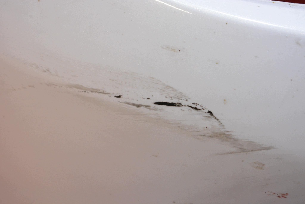 bumper front front white MAZDA 3 2 II BL LIFT 09-13
