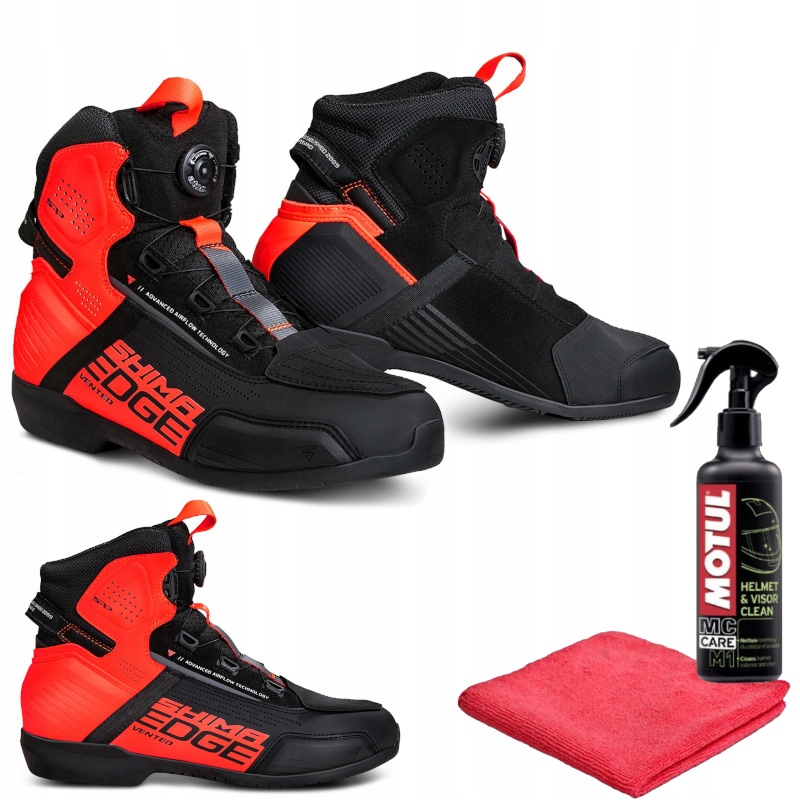 Buty motocyklowe SHIMA EDGE VENT Red 43