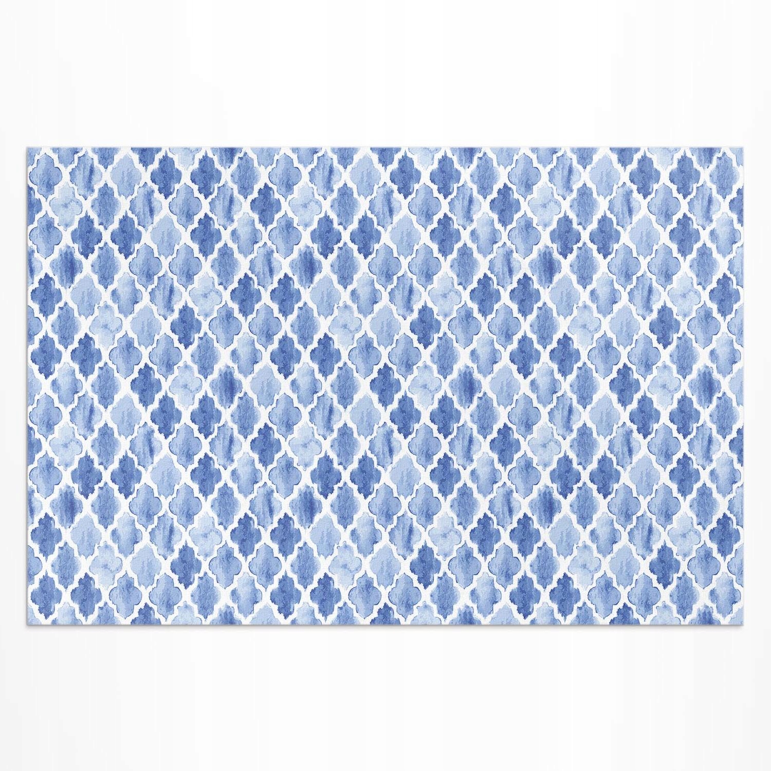 Koberec koberec Na Terasu Středomořská mozaika akvarelové dlaždice 60x90 cm