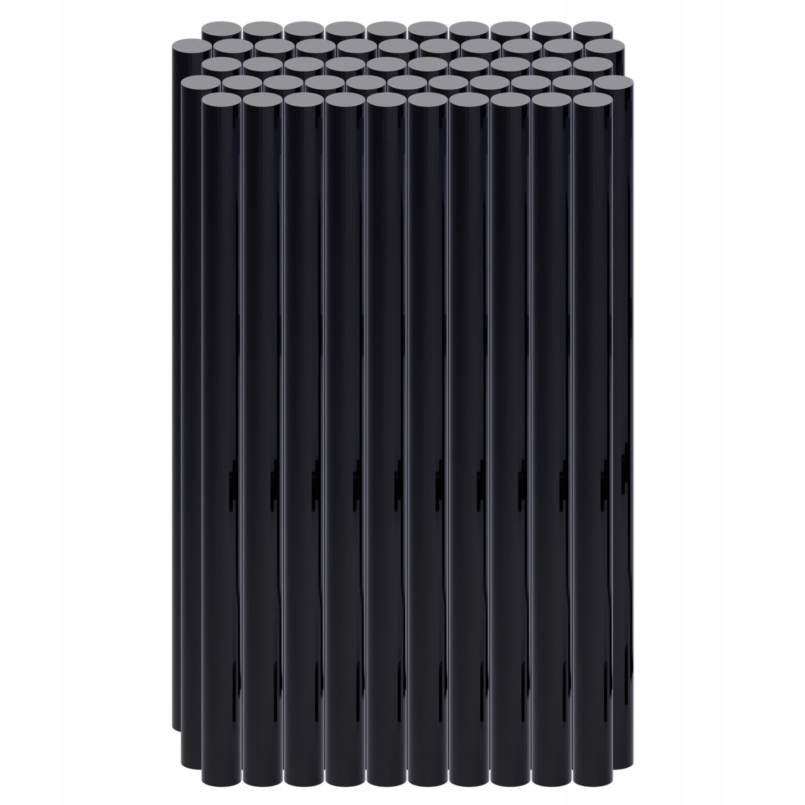 CZARNY KLEJ DO PISTOLETU NA GORĄCO WKŁADY 11MM MOCNY 52SZT