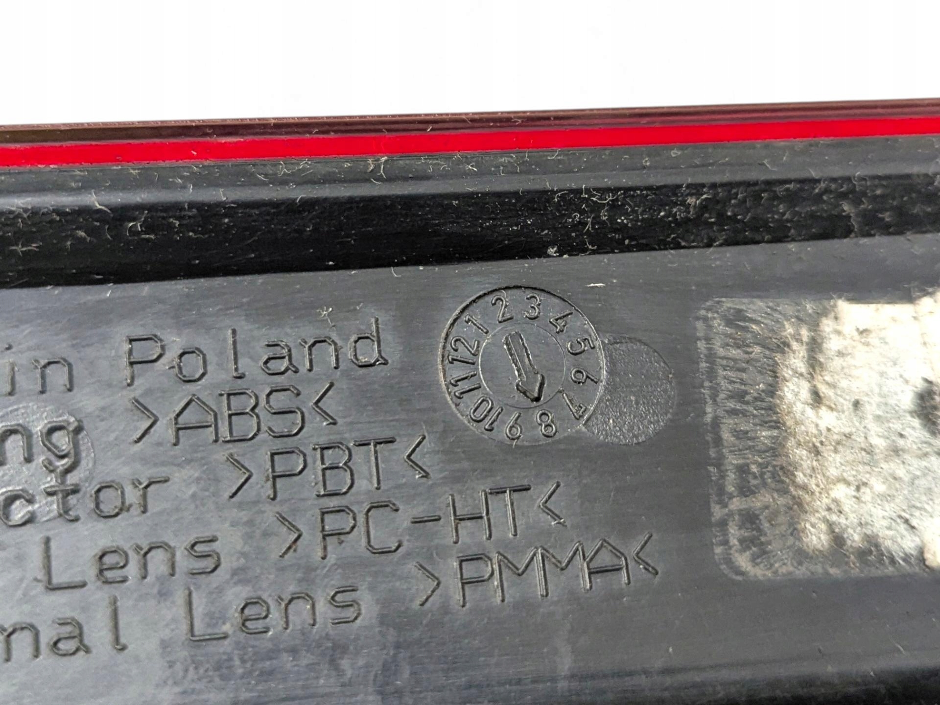light rear right side Opel Astra J facelift 2012 13319948