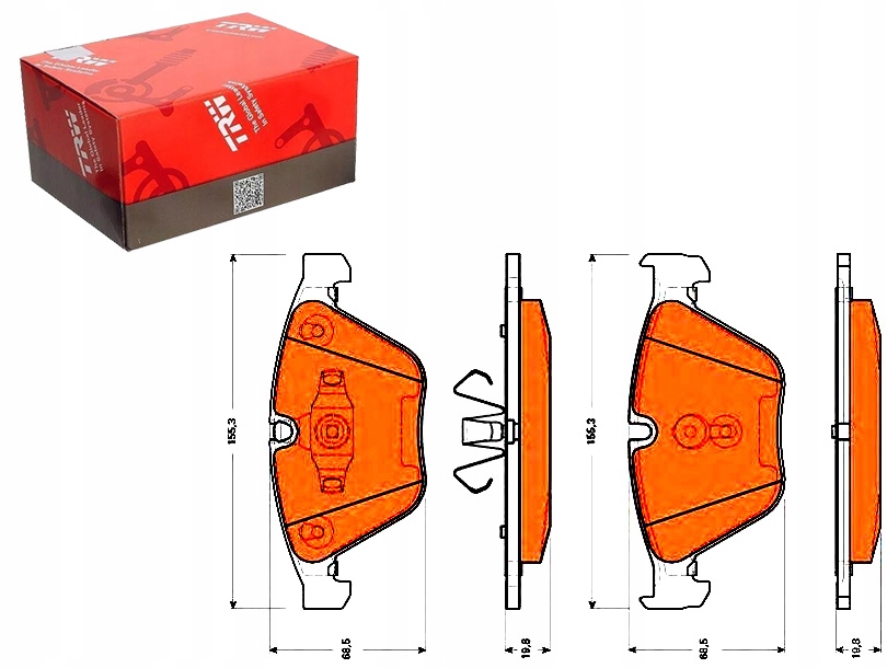 Brzdové Destičky Bmw Přední E90 320-325 E84 X1 07-