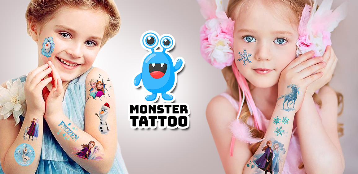 NAJLEPSZE TATUAŻE ZMYWALNE DLA DZIECI DZIECIĘCE FROZEN KRAINA LODU WZORY Kod producenta Frozen, Dla dzieci, Duży wybór