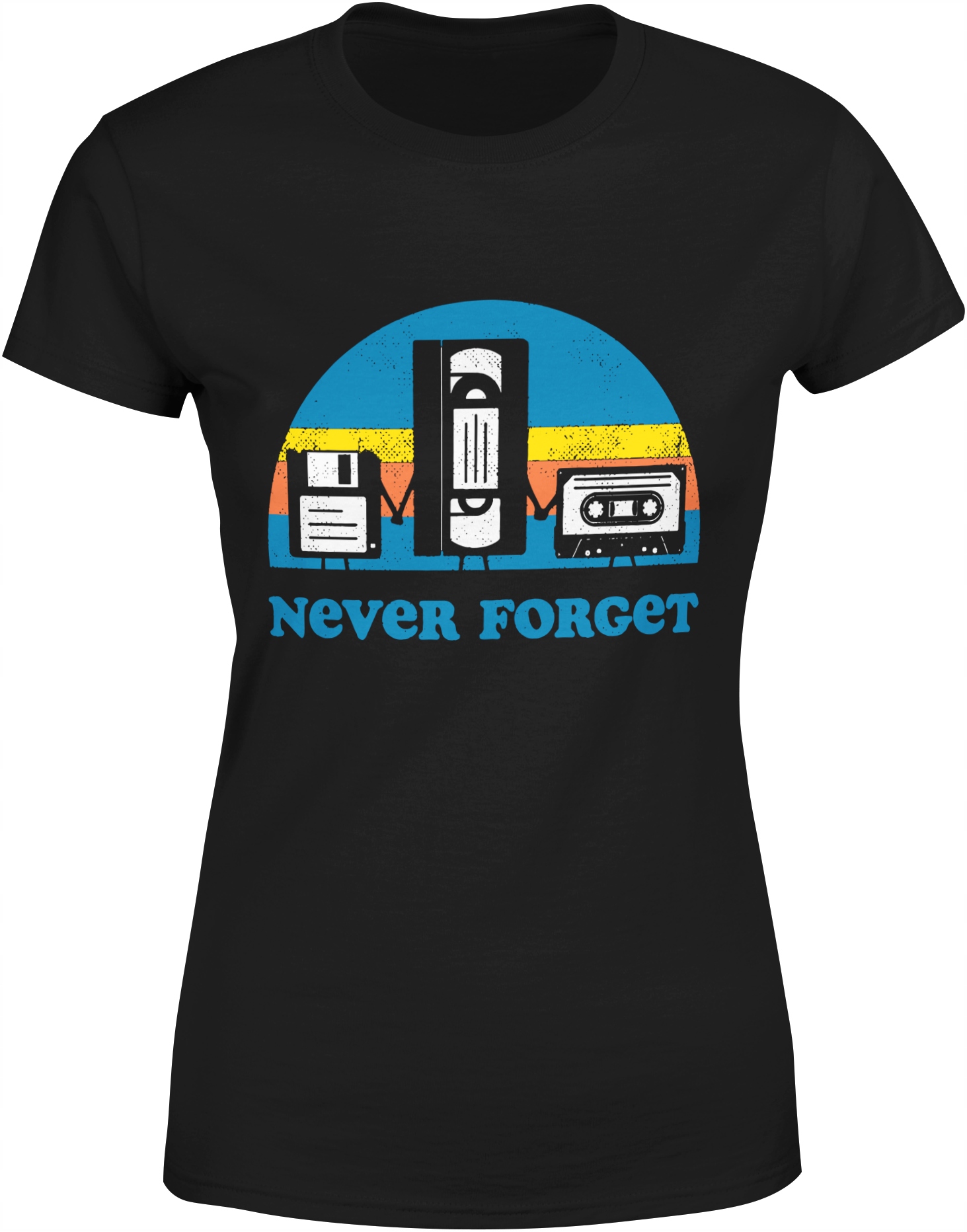 

Koszulka Z Nadrukiem Śmieszna Never Forget Vhs R M