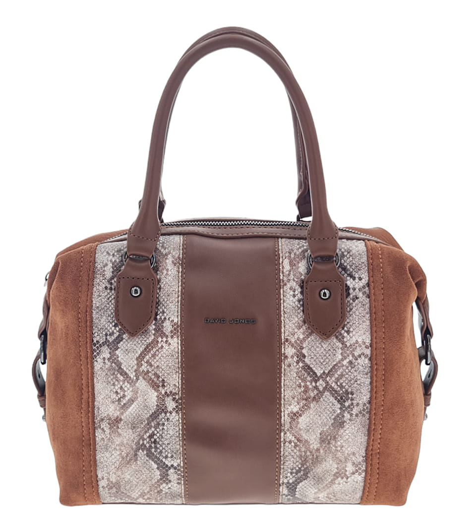 Hnědá prostorná dámská kabelka David Jones