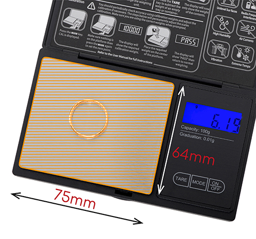 Waga Precyzyjna AD 3176 100g/0.01g Podświetlany Wyświetlacz LCD