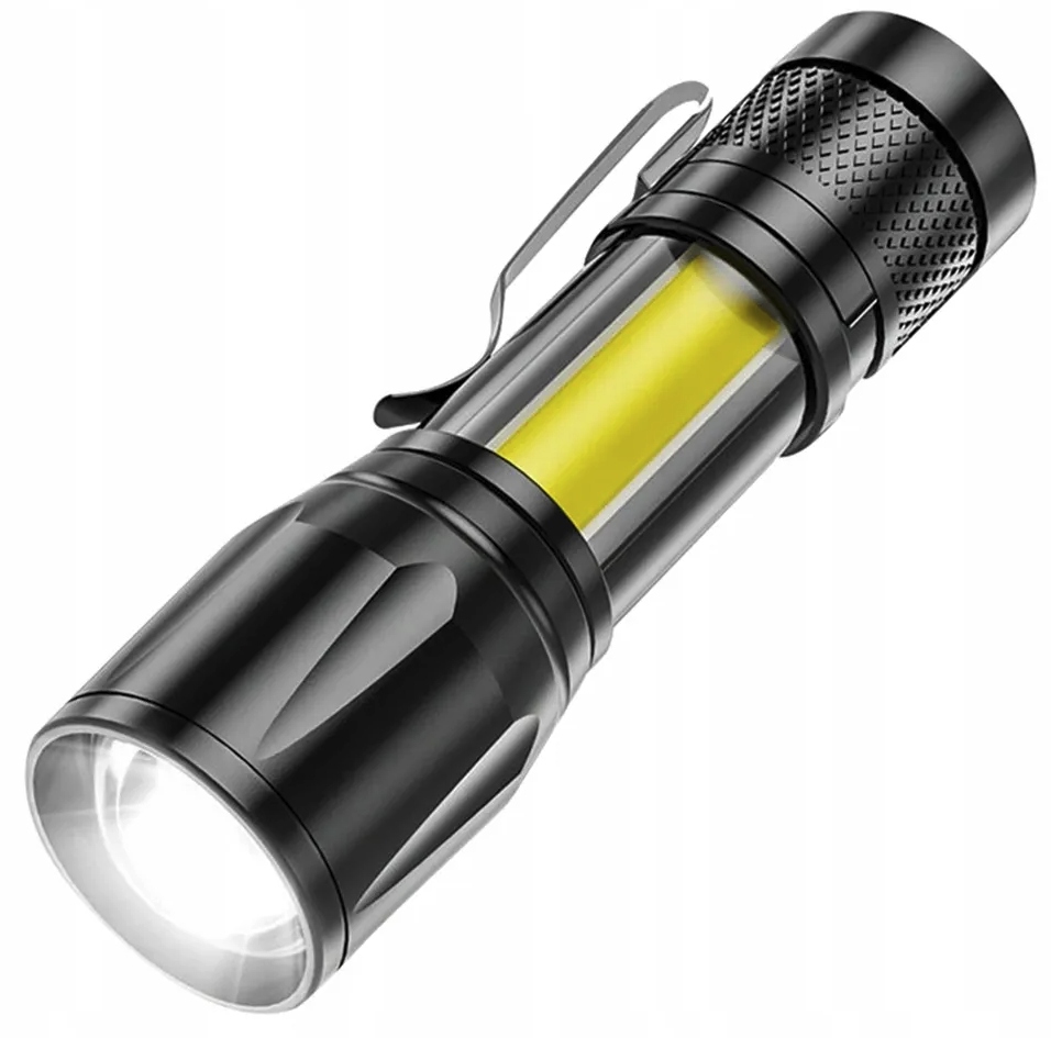 LATARKA TAKTYCZNA WOJSKOWA ZOOM Q5 COB LED USB